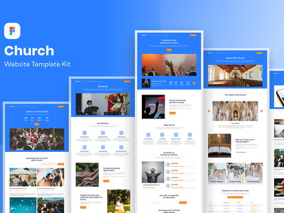 教会网站模板(Church Website Template)