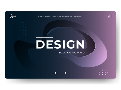 抽象背景液体颜色深紫色最小设计(Abstract background Liquid color dark purple minimal design)