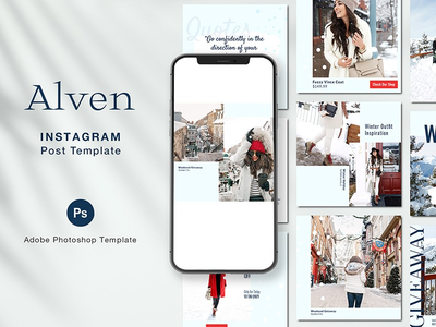 Alven Instagram 帖子模板(Alven Instagram Post Template)