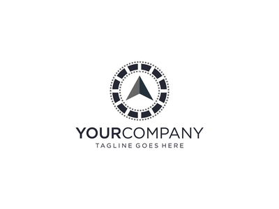 带箭头矢量的创意和专业指南针(Creative and professional compass with arrow vector)