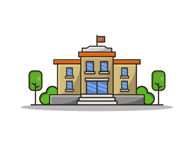 卡通插图学校(Cartoon illustrated school)