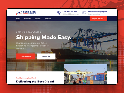 Bestline 航运网站(Bestline Shipping Website)