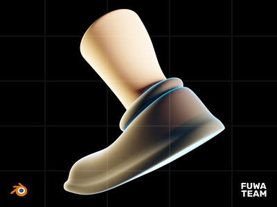 黑暗插图包中的 3D 游戏属性发光 - 速度(3D Game attribute glow in the dark illustration pack - Speed)