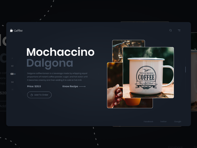 咖啡网概念(Coffee web concept)