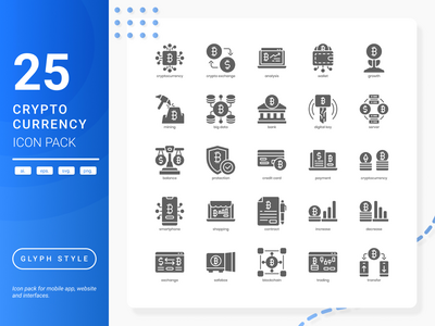 加密货币图标包(Cryptocurrency Icon Pack)