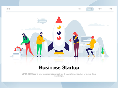 业务启动平面概念(Business Startup Flat Concept)