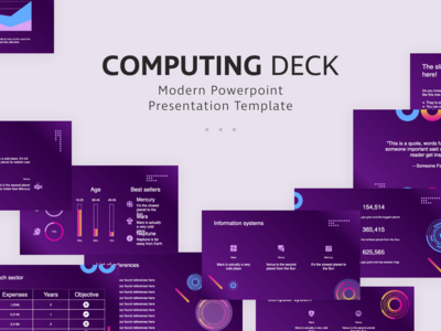 计算的PowerPoint演示模板(Computing PowerPoint Presentation Template)