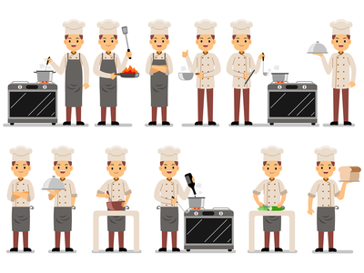 厨师职业字符集(Chef Profession Characters Set)