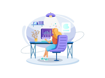 商业与金融插画概念(Business & Finance Illustration concept)