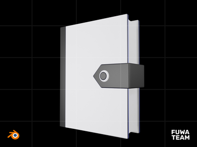 书 - 3D 未来主义游戏项目(Book - 3D Futuristic game item)