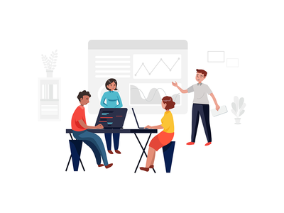 商业插画概念(Business Illustration concept)