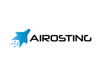 Airosting标志设计(Airosting Logo Design)