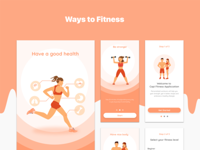 Cafit 锻炼 UI 套件 #2(Cafit Workout UI Kit #2)