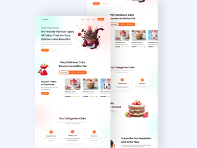 蛋糕登陆页面(Cake landing page)
