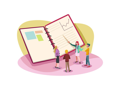 业务分析矢量图的概念。(Business Analysis Vector Illustration concept.)