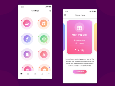 多彩的应用程序仪表板(Colorful App Dashboard)