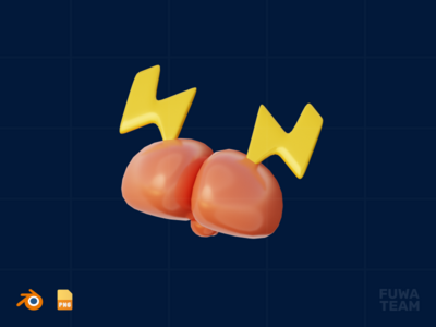 头脑风暴 - 3D 设计过程插图(Brainstorm - 3D Design Process Illustration)