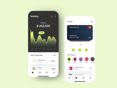 Banksy - 银行应用程序概念(Banksy - banking app concept)