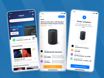 亚马逊重新设计应用程序 UI(Amazon Redesign app UI)