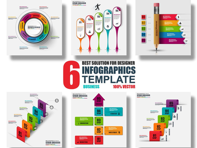 业务信息图表模板(Business Infographic Templates)