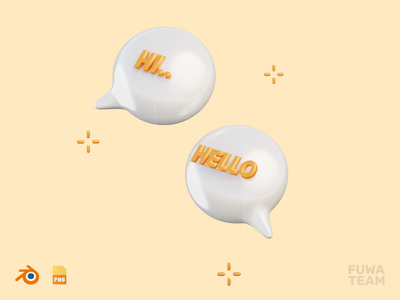 聊天泡泡 - 3D 销售和营销插图包(Chat Bubble - 3D Sale & Marketing Illustration Pack)