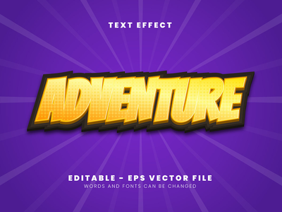 冒险文字效果(Adventure text effect)