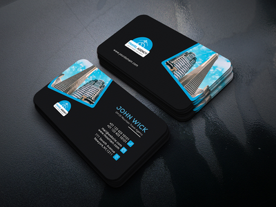 公司名片模板(Corporate Business Card Template)