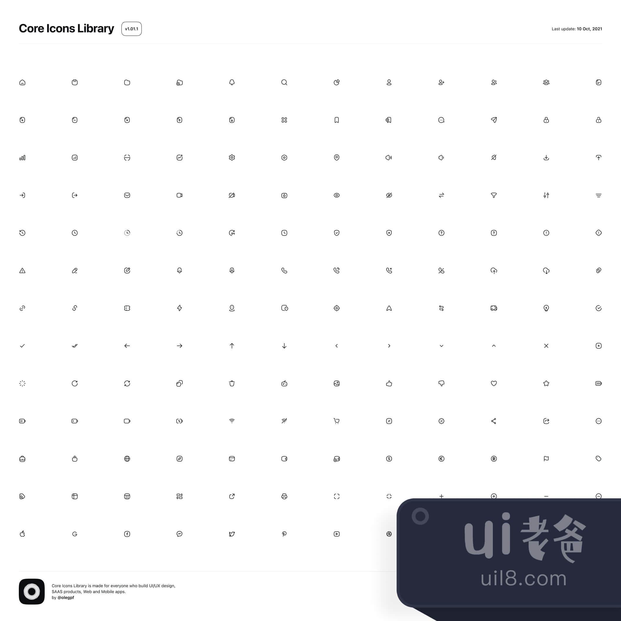 核心图标库 (Core Icons Library)插图1