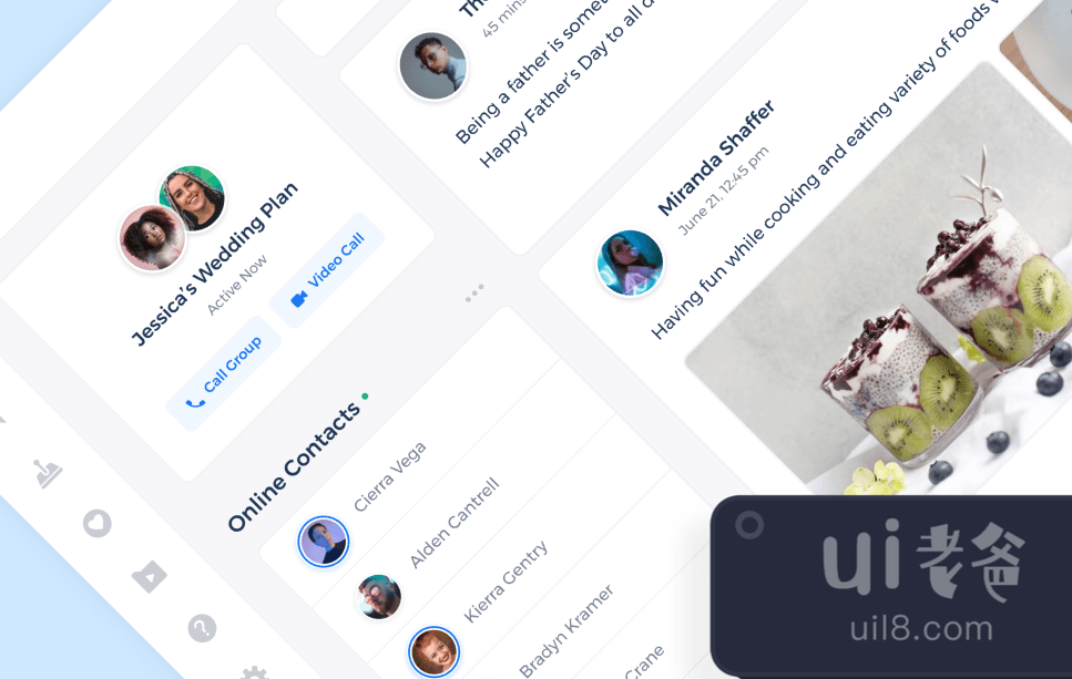 Facebook Redesign for Figma and Adobe XD No 2