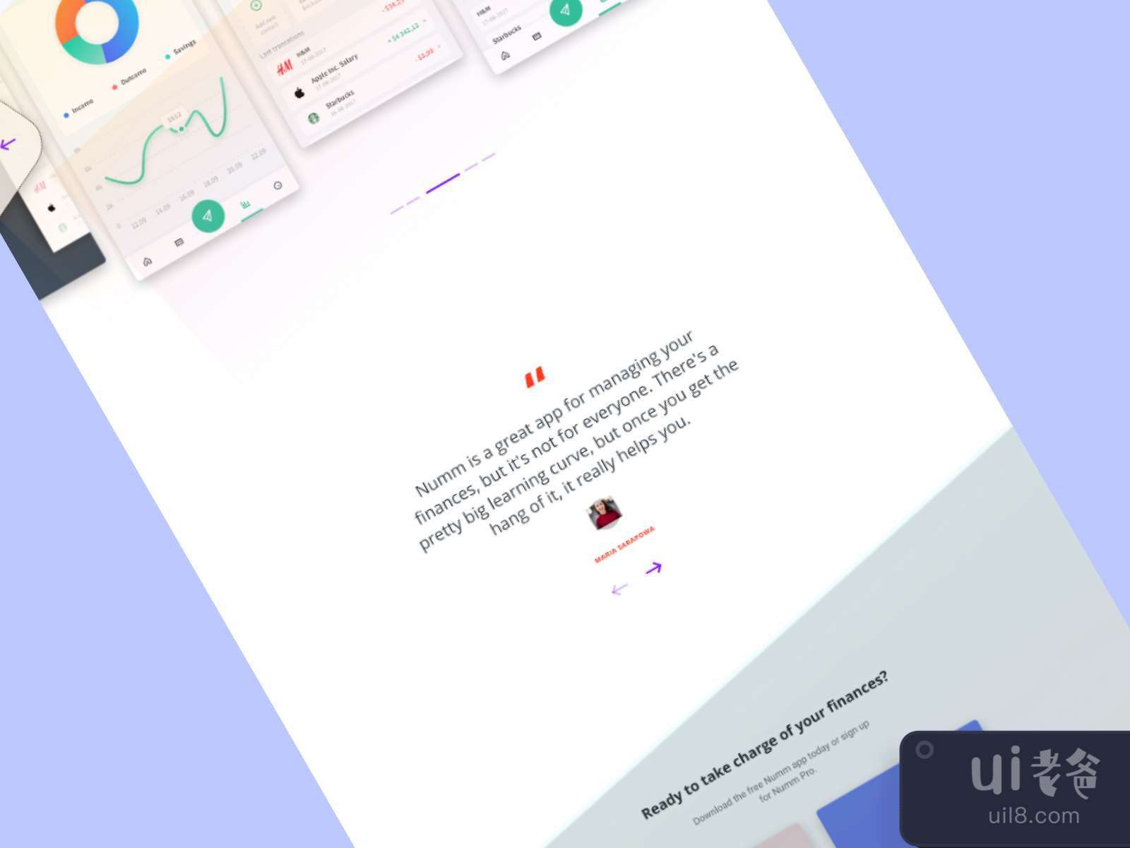Finance Landing Page for Figma and Adobe XD No 4 Finance Landing Page for Figma and Adobe XD No 4