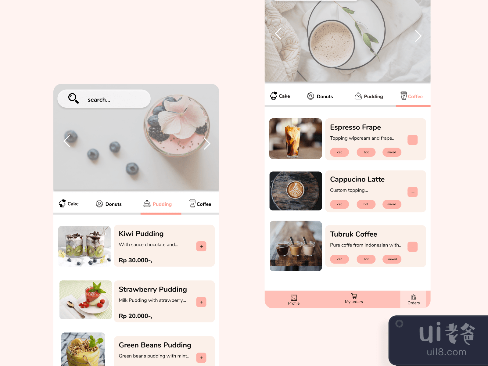 Food Ecommerce Design App for Figma and Adobe XD No 2 Food Ecommerce Design App for Figma and Adobe XD No 2