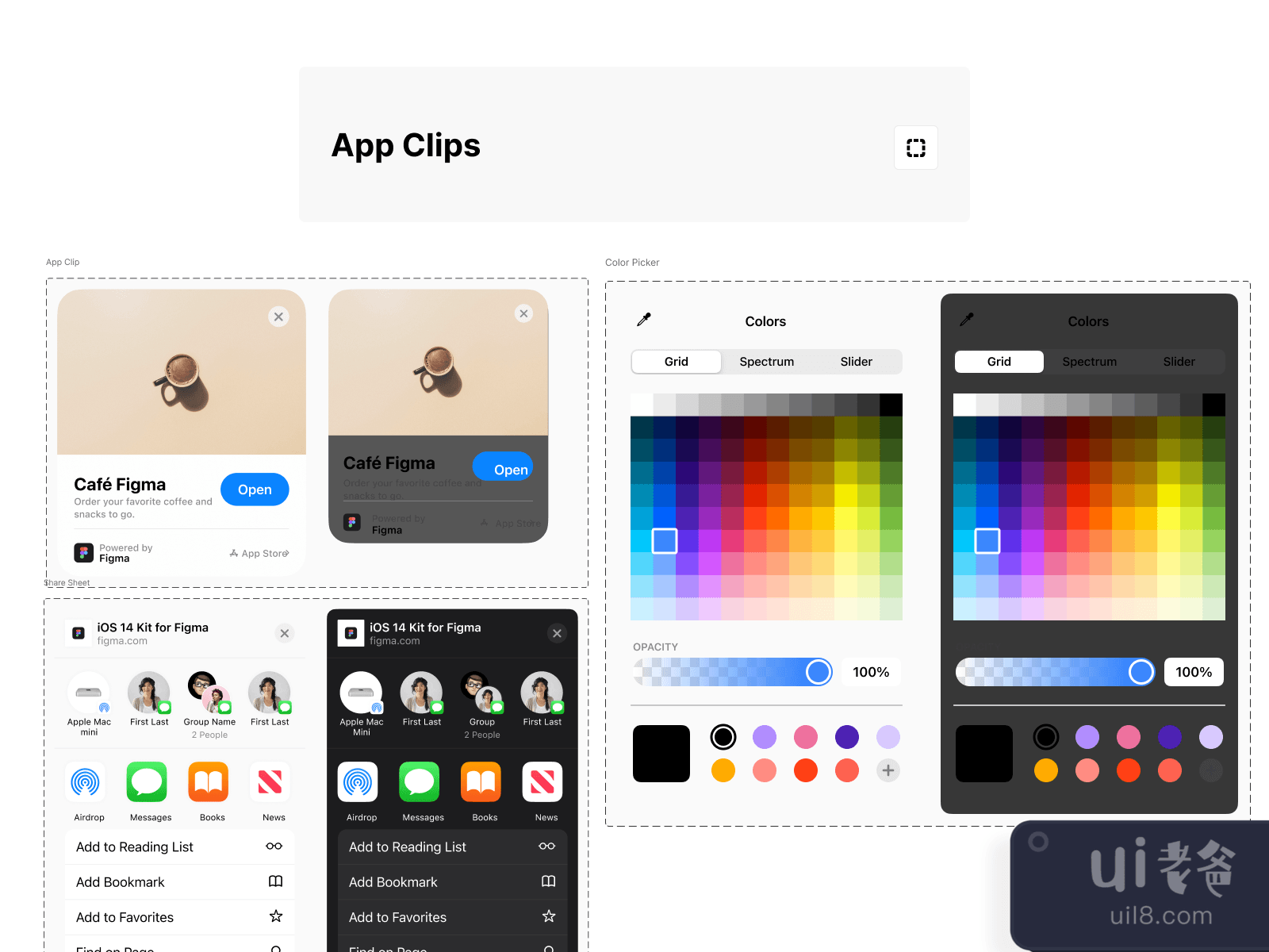 iPadOS 14 UI Kit for Figma and Adobe XD No 4
