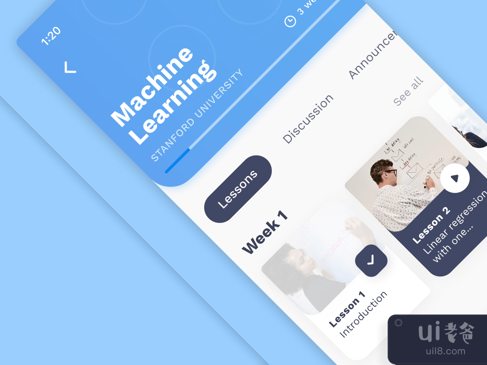 Online Courses Platform for Figma and Adobe XD No 4 Online Courses Platform for Figma and Adobe XD No 4