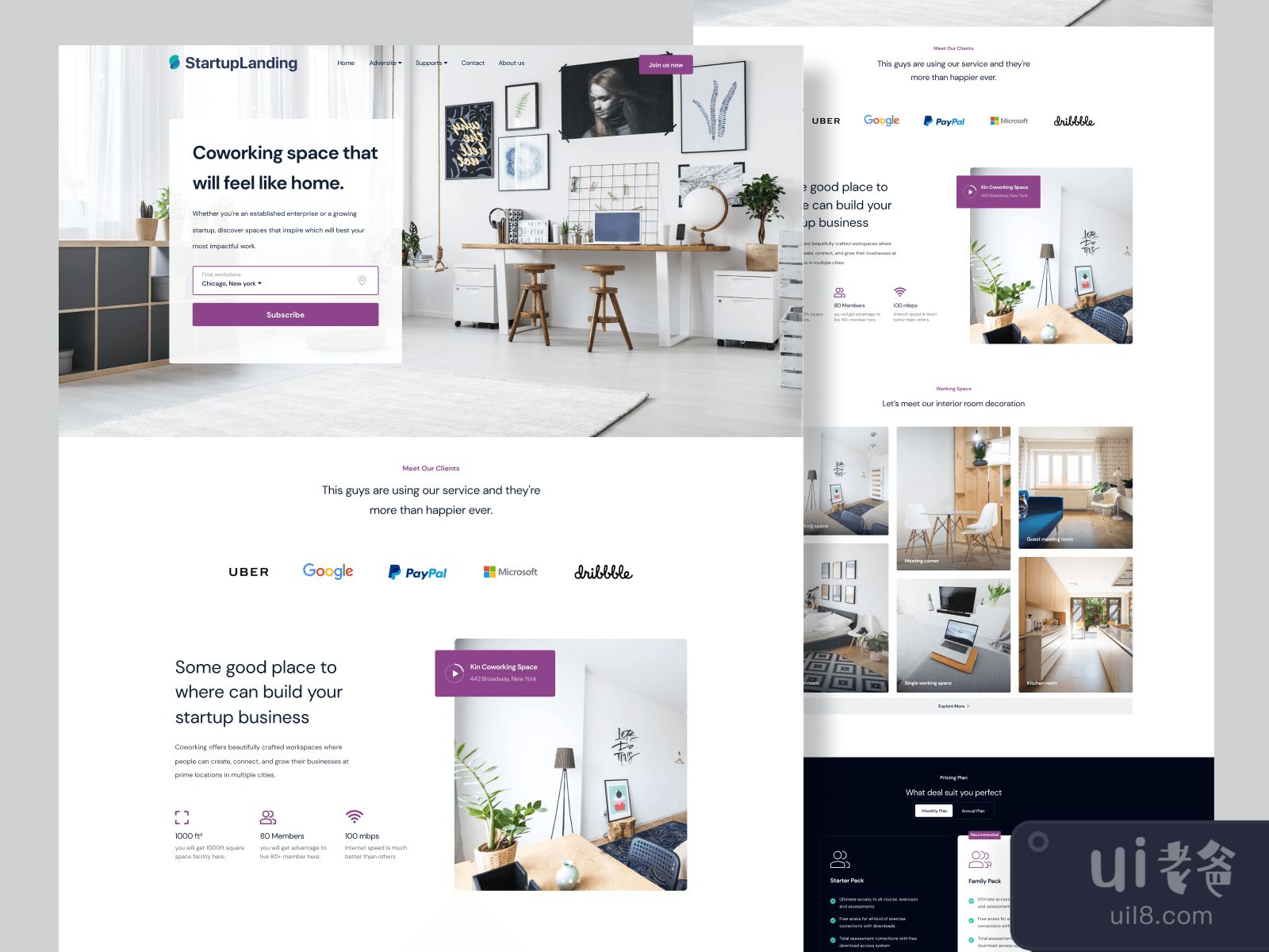 Startup Landing Page for Figma and Adobe XD No 2 Startup Landing Page for Figma and Adobe XD No 2