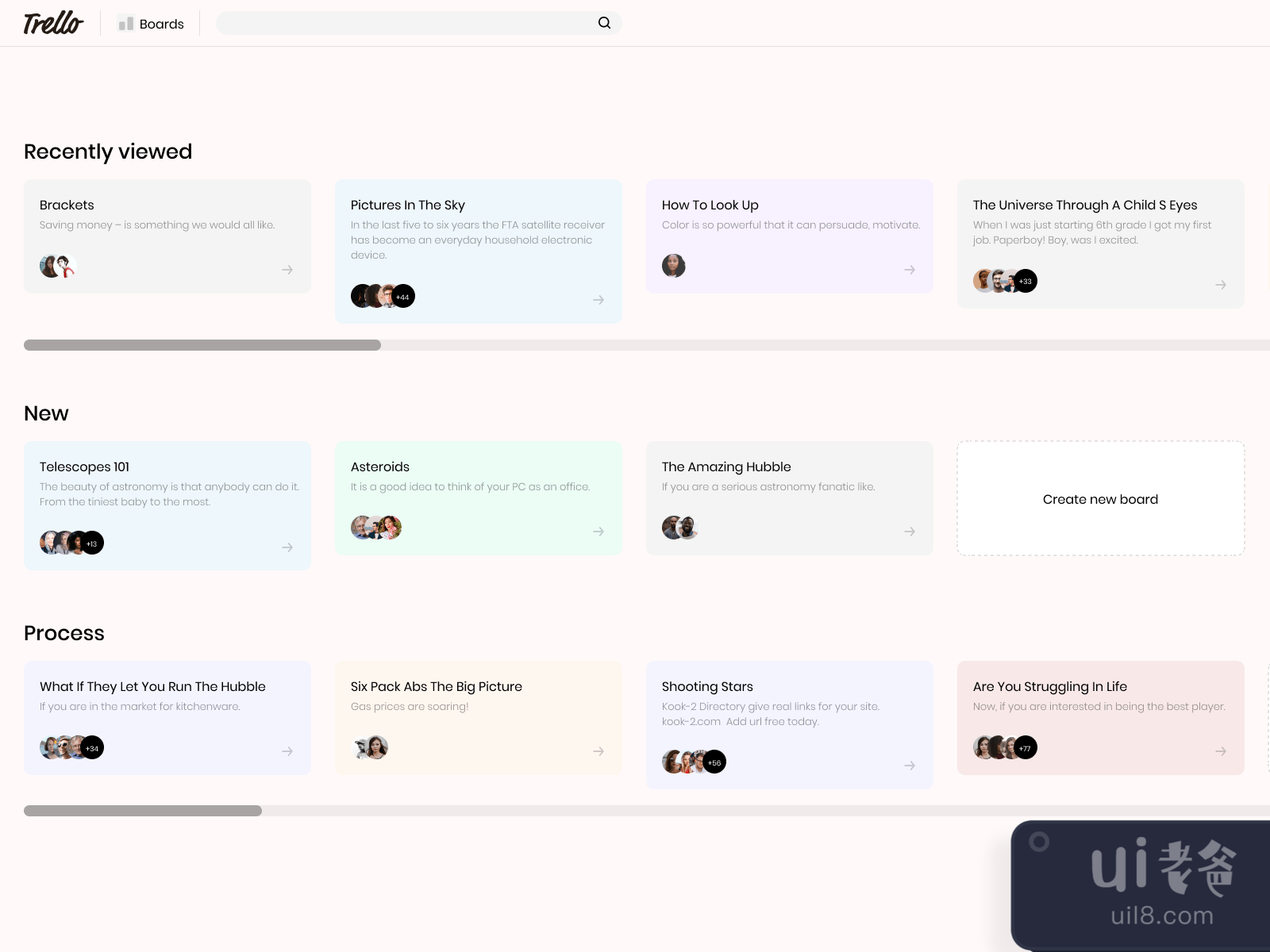 Trello Redesign Concept UI for Figma and Adobe XD No 4 Trello Redesign Concept UI for Figma and Adobe XD No 4
