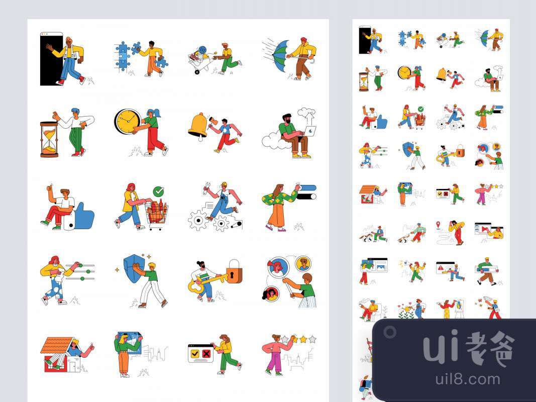 Zanzi Free Illustrations for Figma and Adobe XD No 1 Zanzi Free Illustrations for Figma and Adobe XD No 1