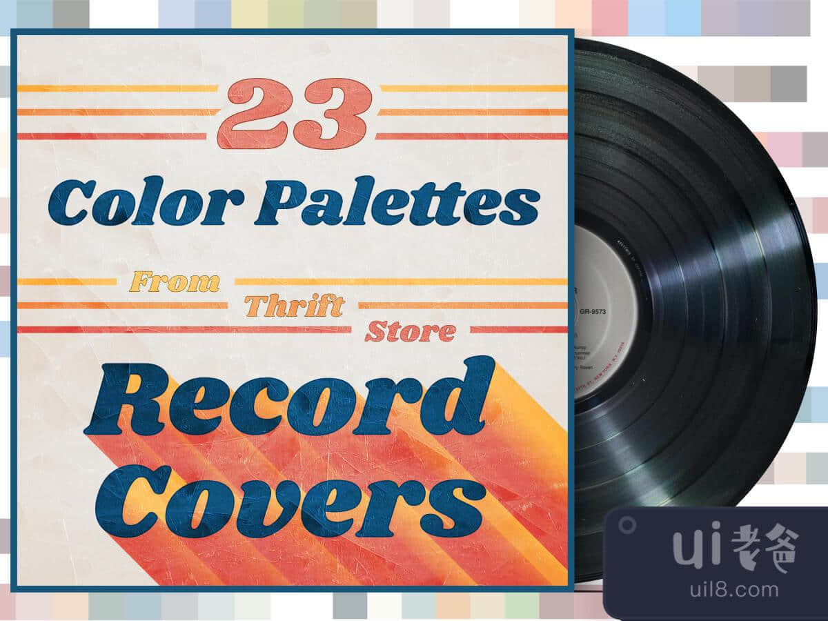Record Covers Color Palettes for Figma and Adobe XD No 1 Record Covers Color Palettes for Figma and Adobe XD No 1