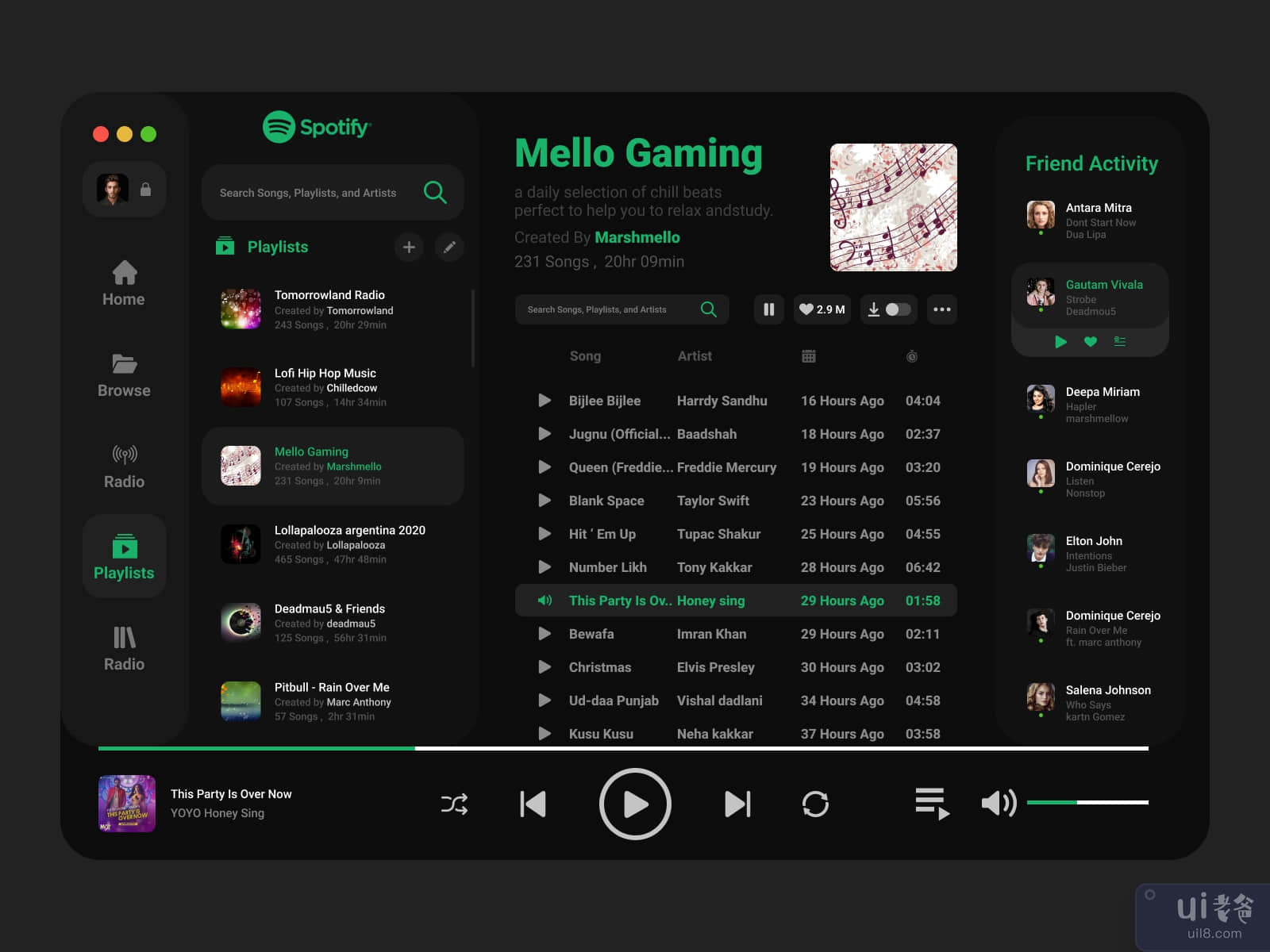 Spotify Redesign