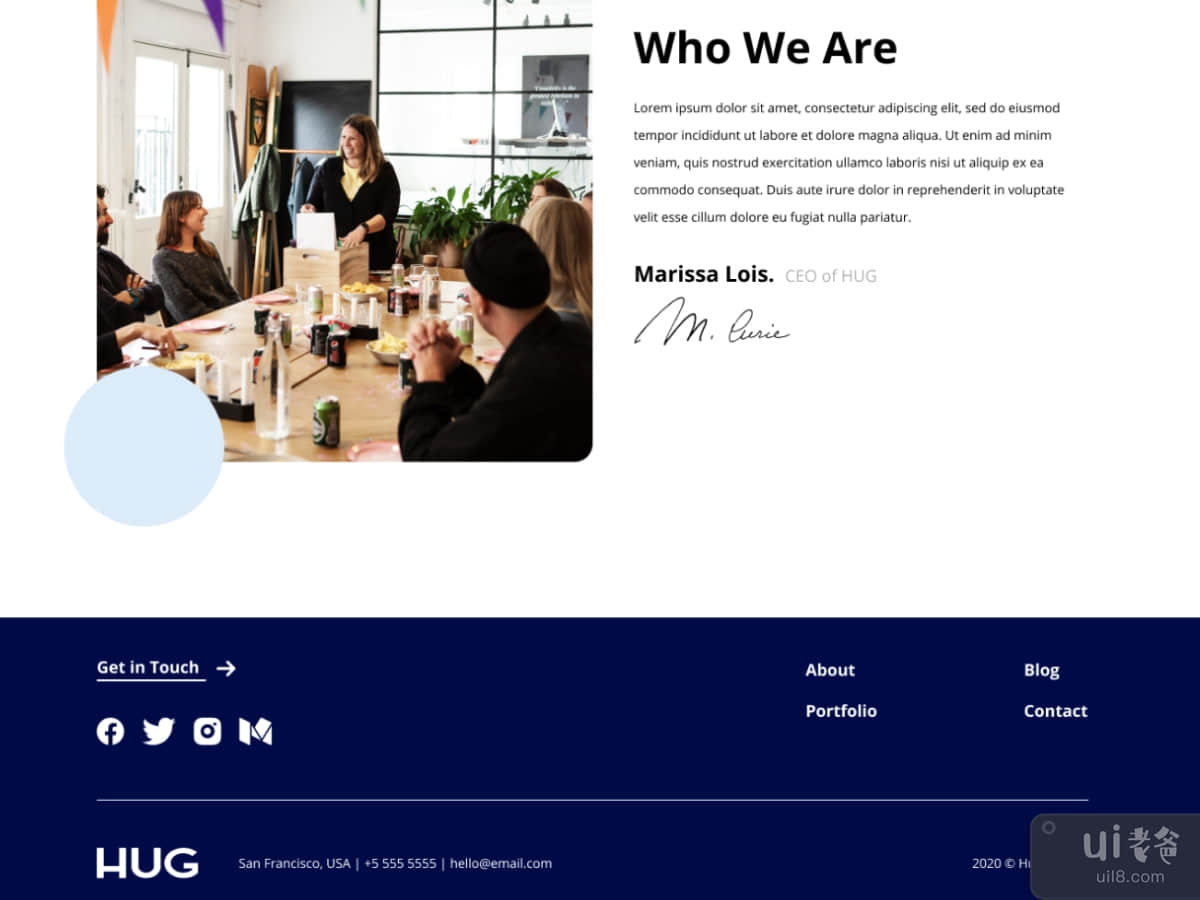 Hue - Figma 和 Elementor Pro 的模板(Hue - Template for Figma and Elementor Pro)插图2