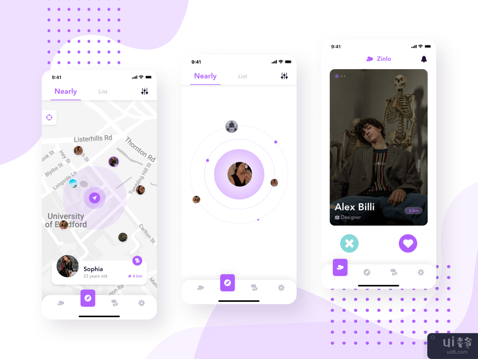 Zinlo - Dating App UI Kit #3