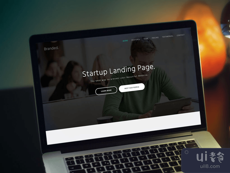 Branded - Startup Landing Page