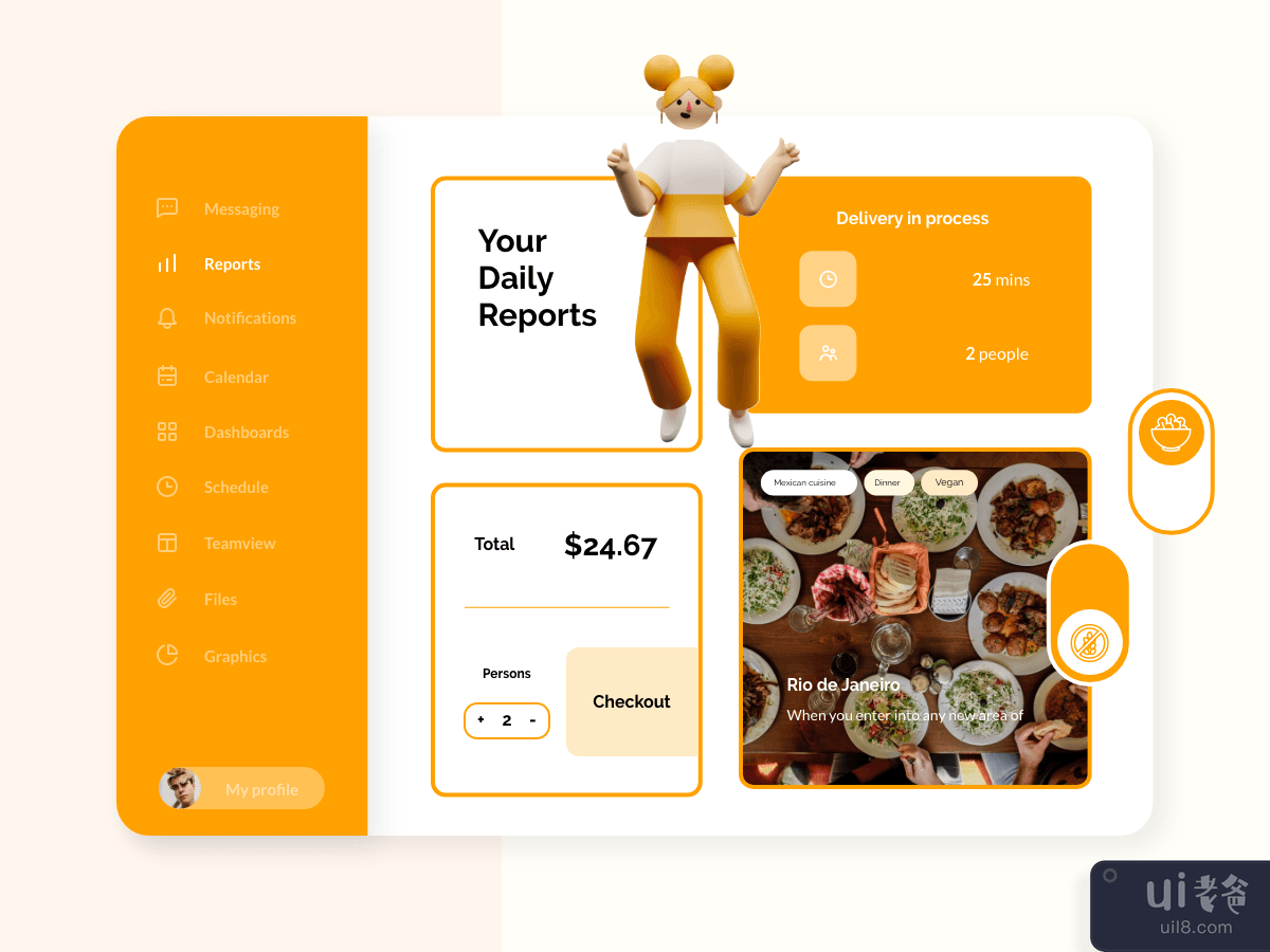 Food Ordering Dashboard