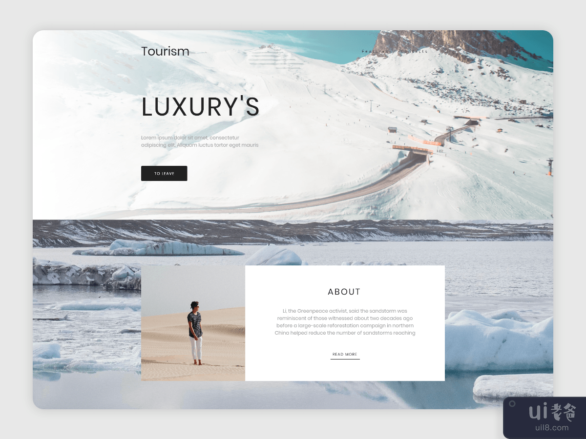 Tourism Web Concept