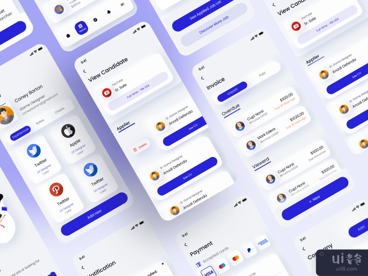 Job Finder UI Concept