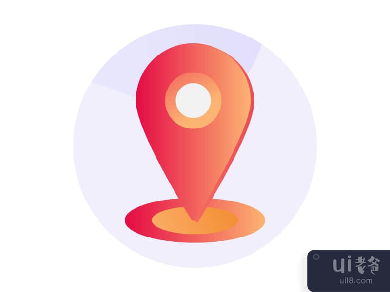 Gradient Location Icon