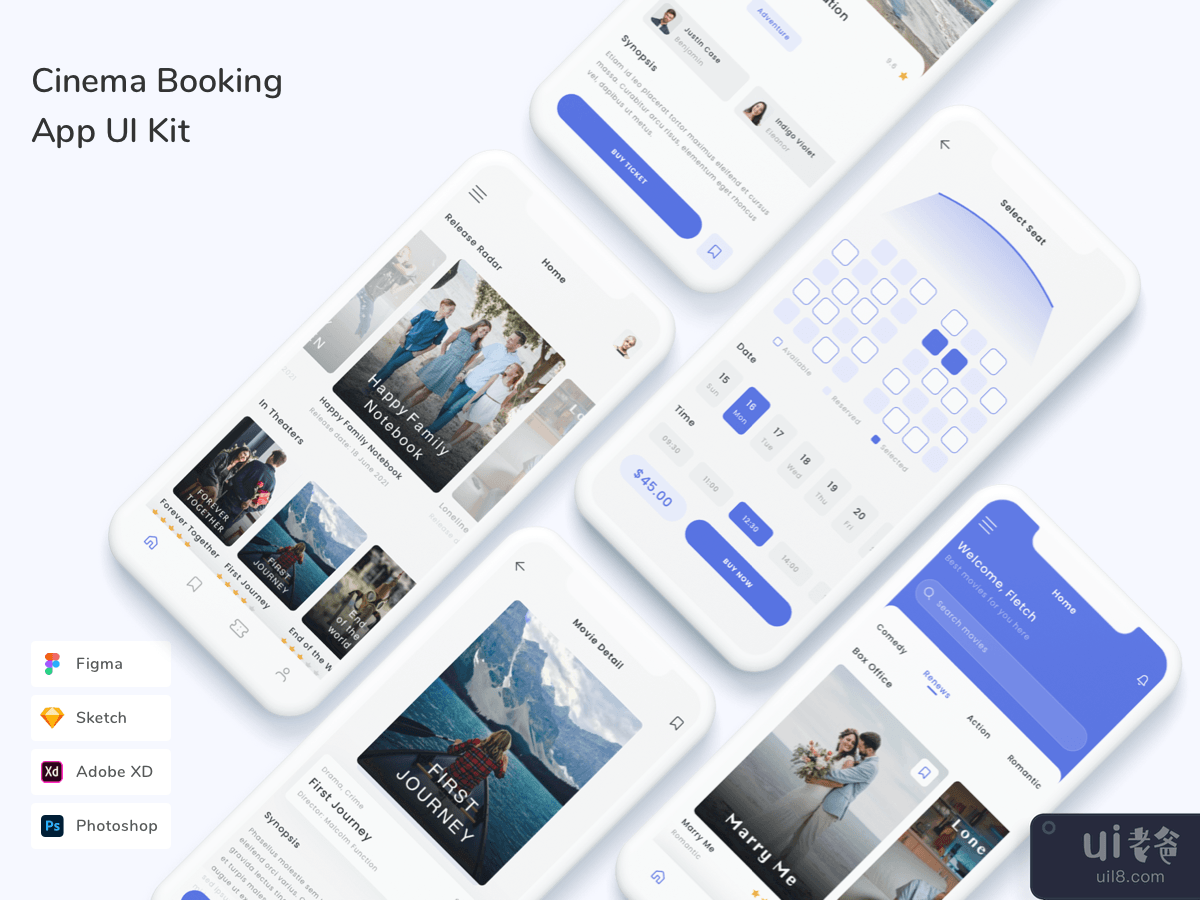Cinema Booking App UI Kit