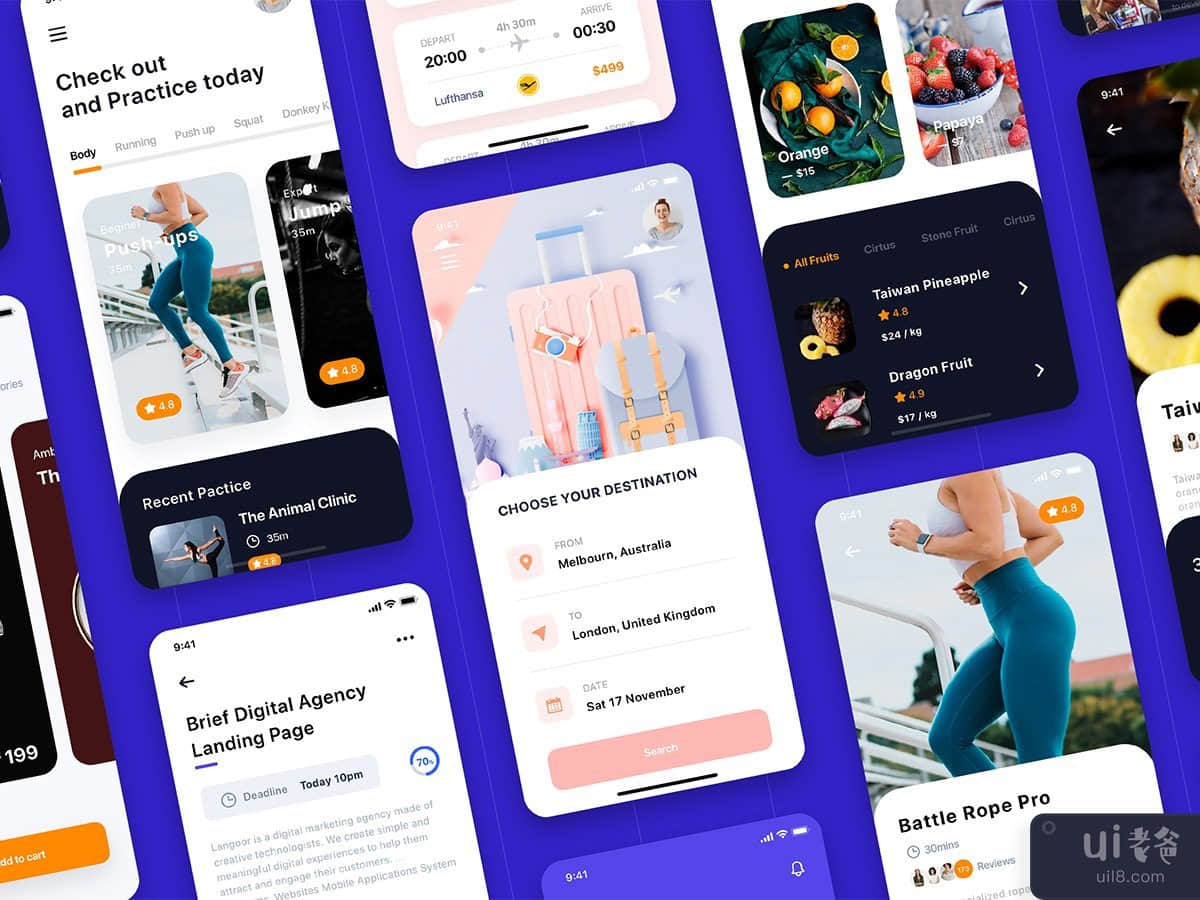 Multipurpose iOS UI Kit