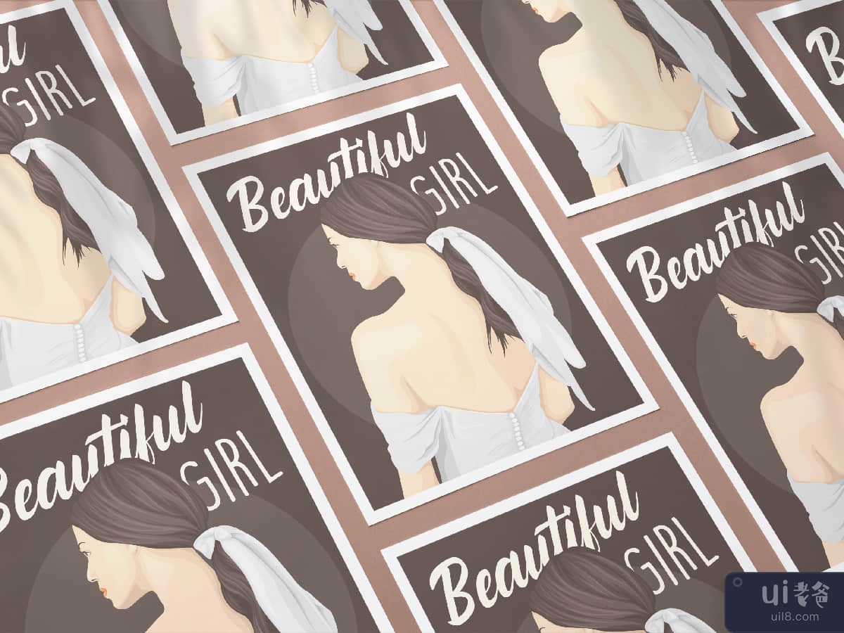 Beautifull Girl Poster Realistic