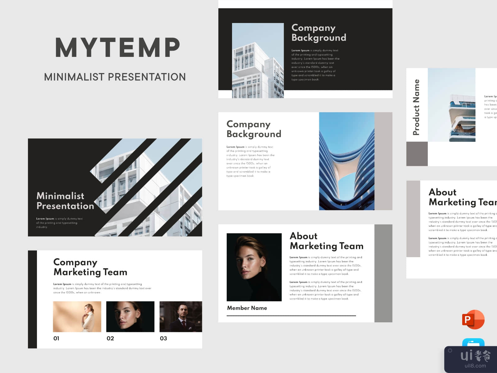 Modern and Minimalist Presentation