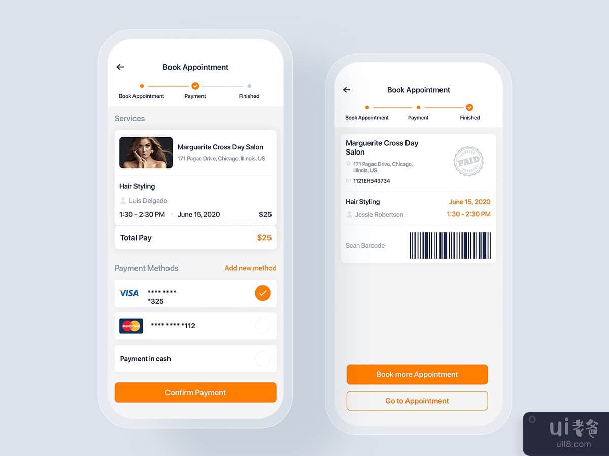 Hair Salon mobile concept
